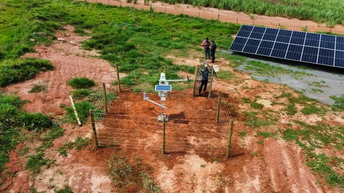Instalações de estações solarimétricas