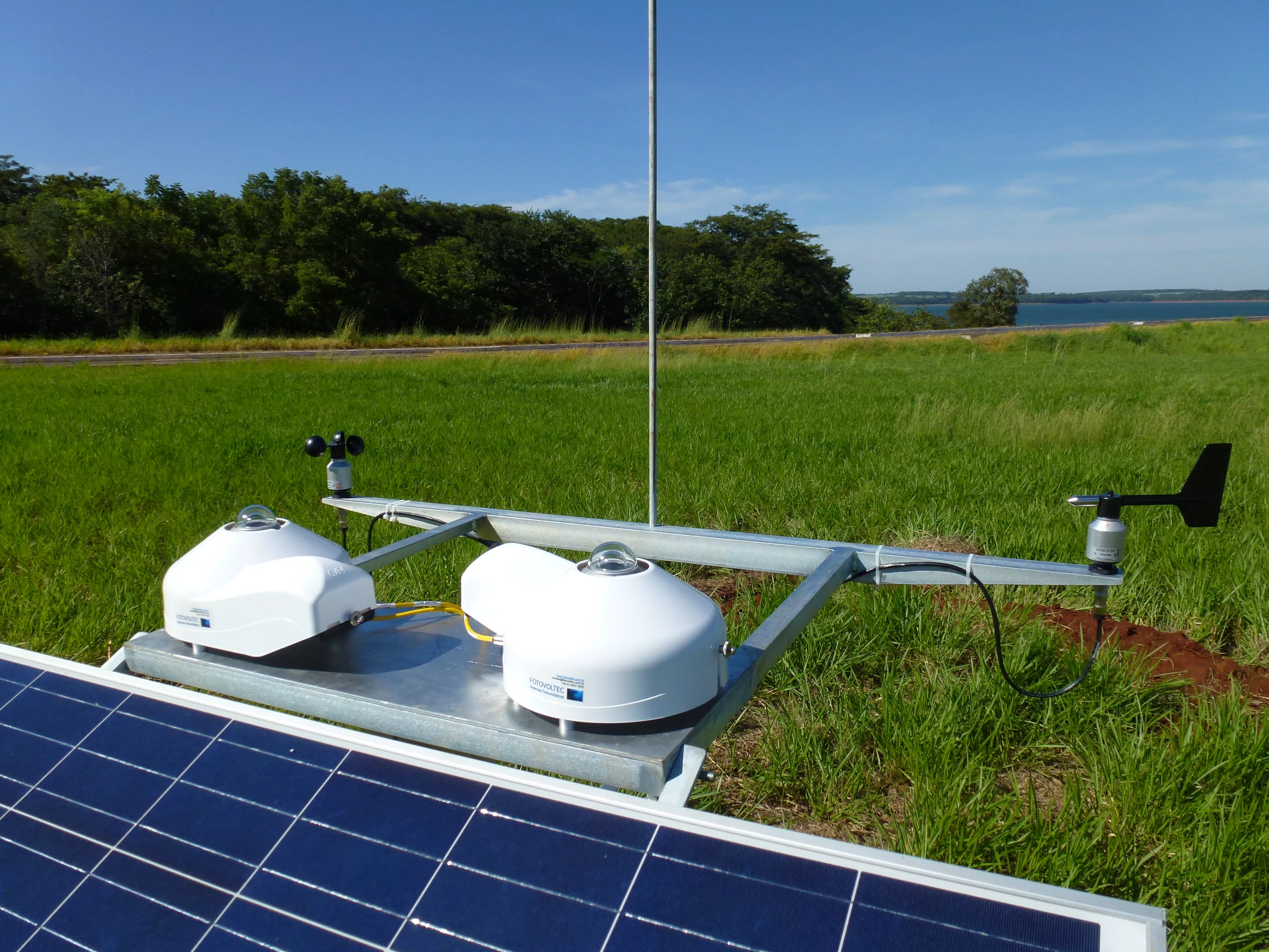 Primeira estação solarimétrica instalada